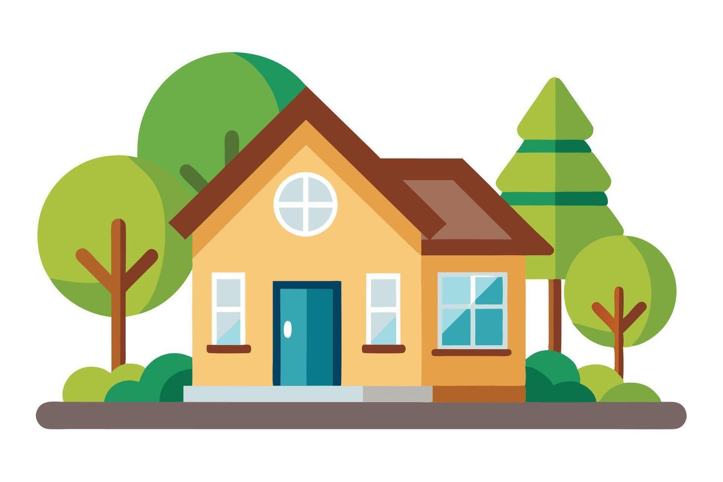 art of Home on white background vector
