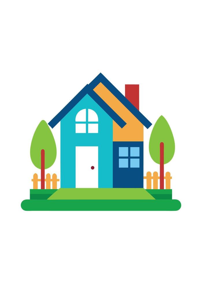 art of Home on white background vector