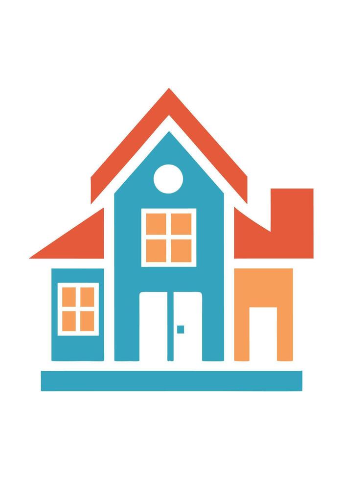 art of Home on white background vector