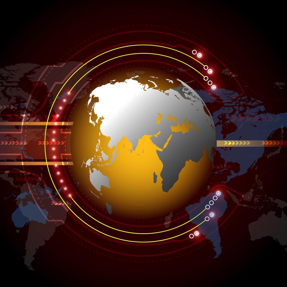 Background Technology Globalization vector