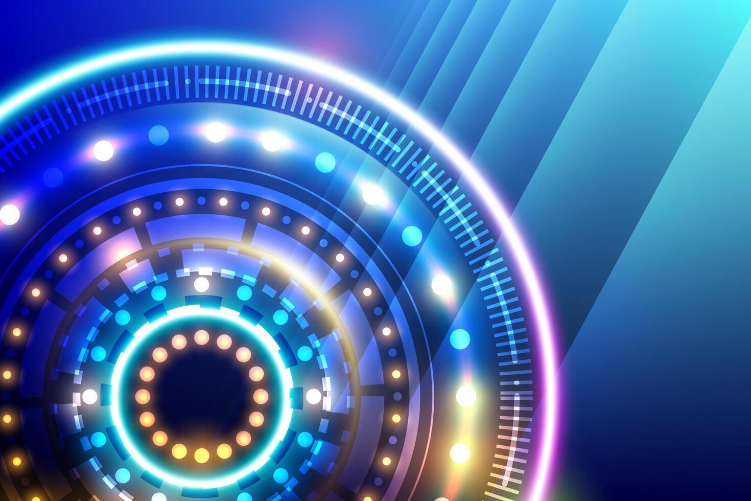 Abstract blue background casino vector