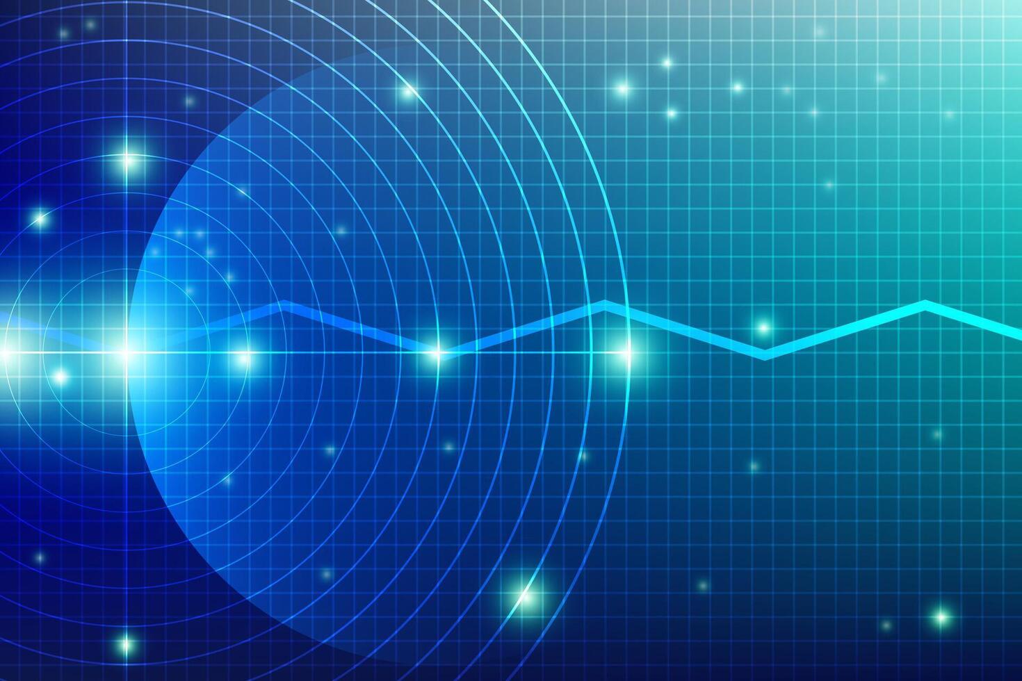Blue background, abstract, scanning technology vector