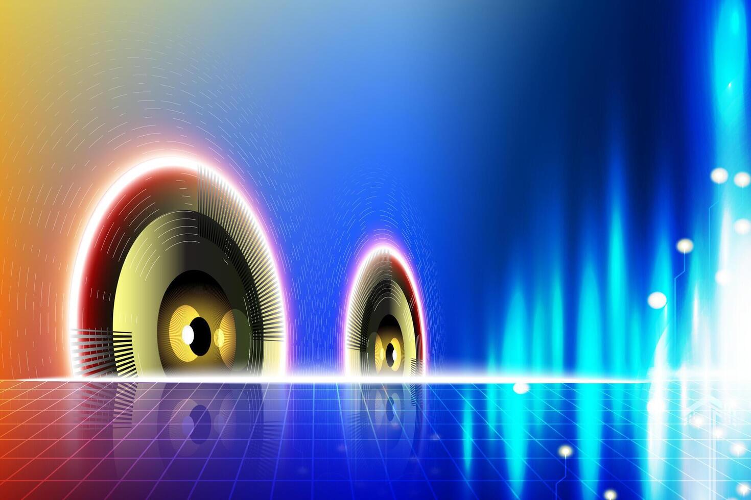 Background abstract Future Eye Technology vector