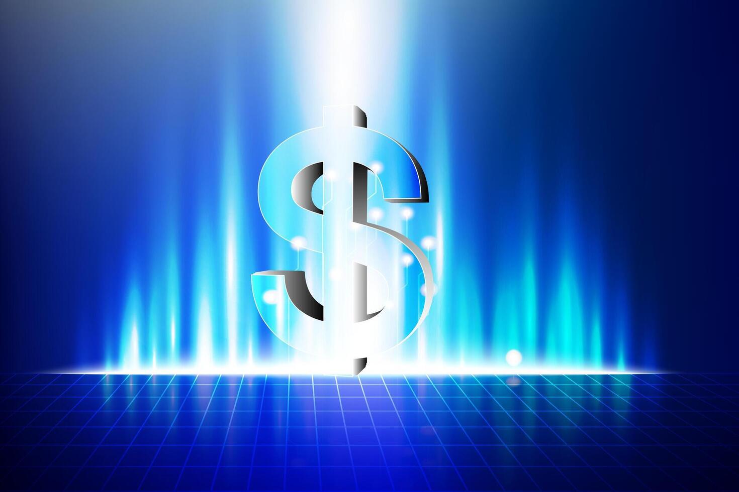 Technology, Financial Business, Investment vector