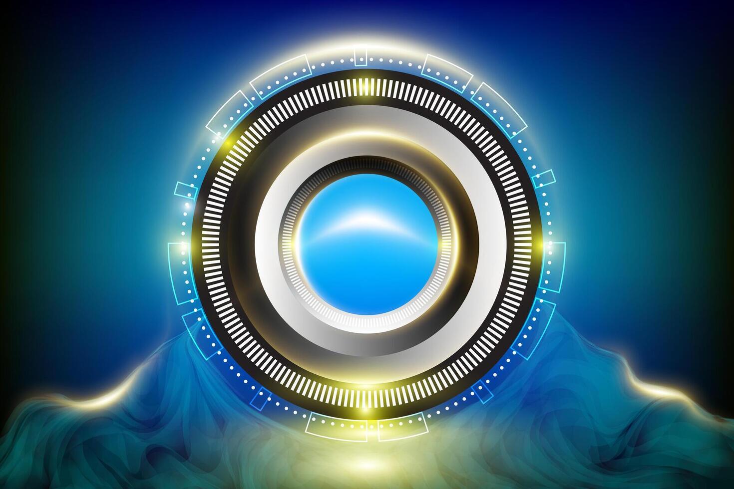 Abstract background, circle, center point vector