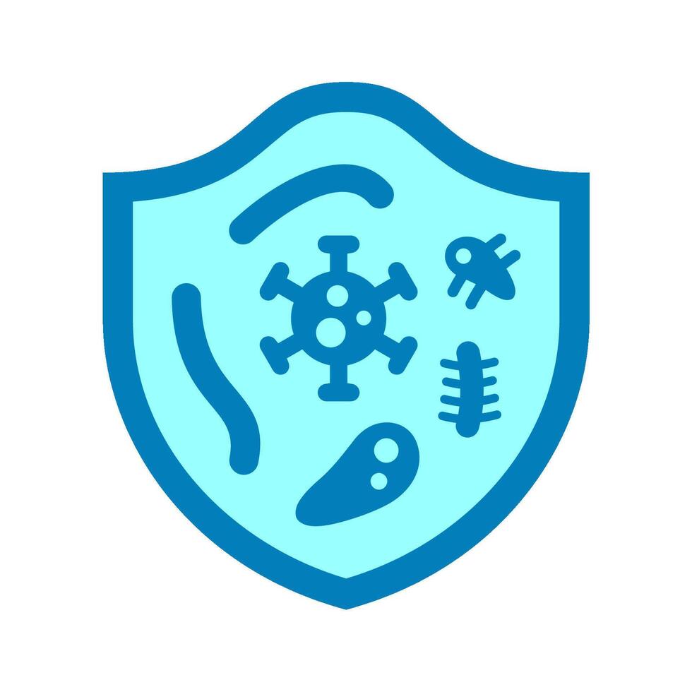 Virus Shield Protection Icon vector