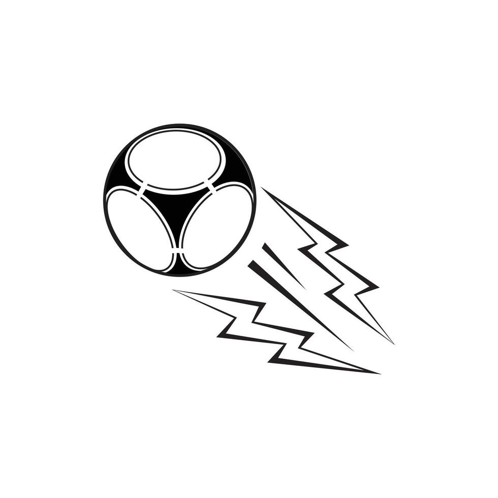 football on white background. illustration vector