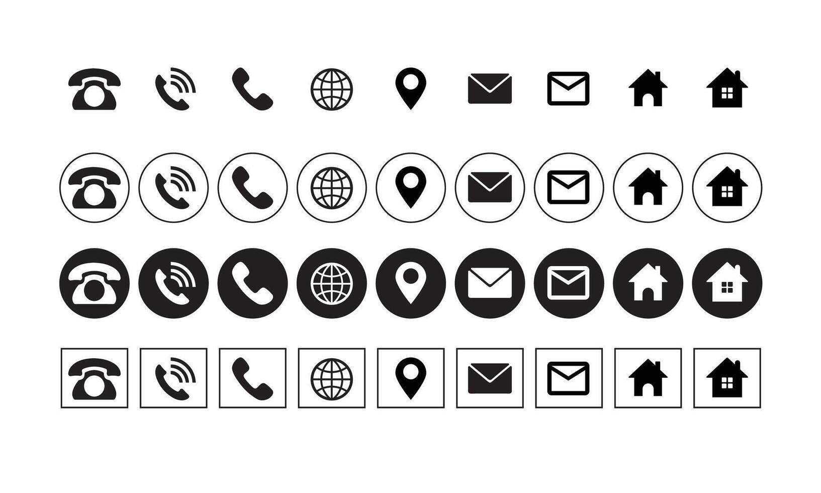 icons design set of collection vector