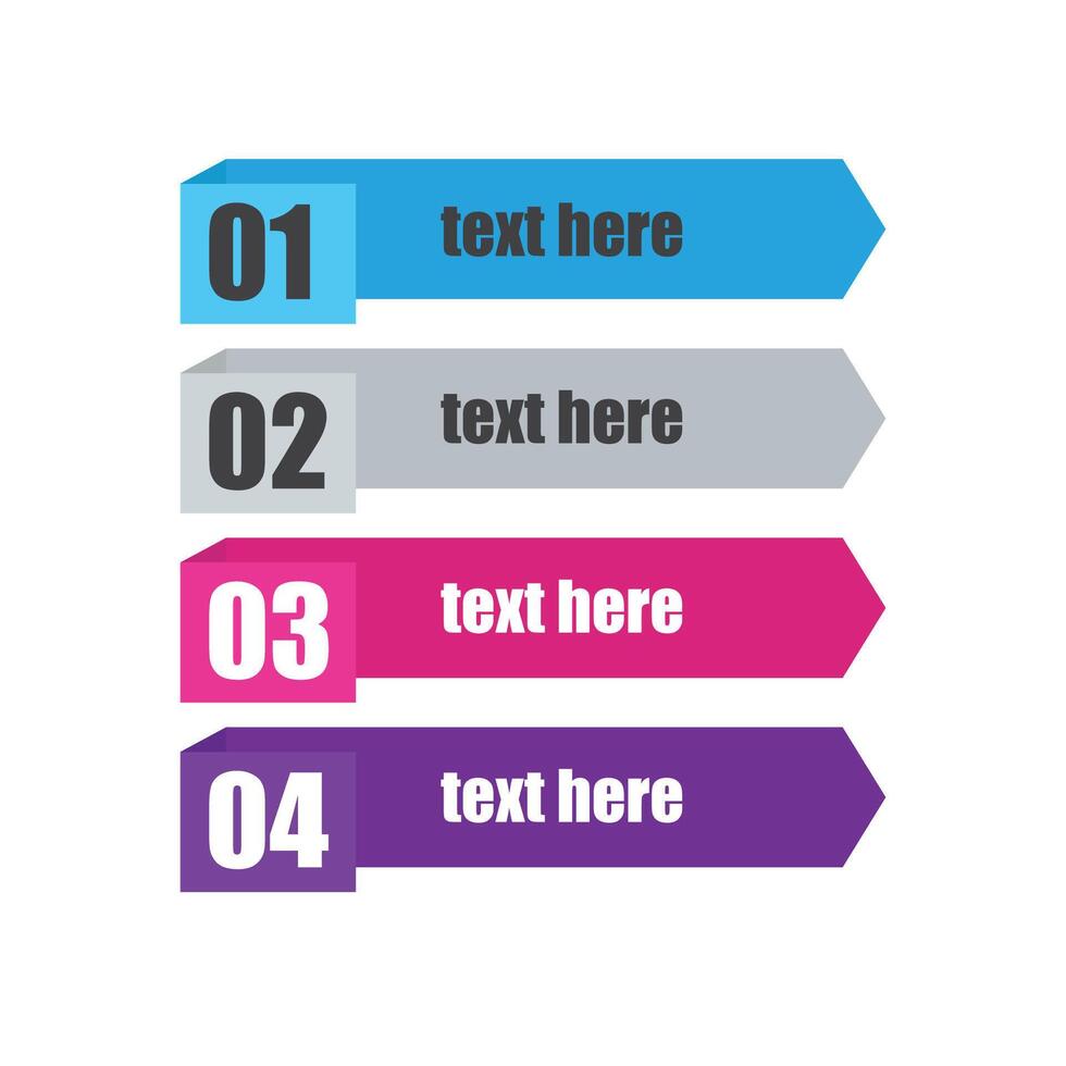 Set of infographic template vector