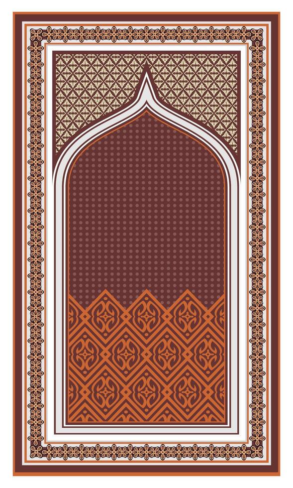 various types of prayer mats vector
