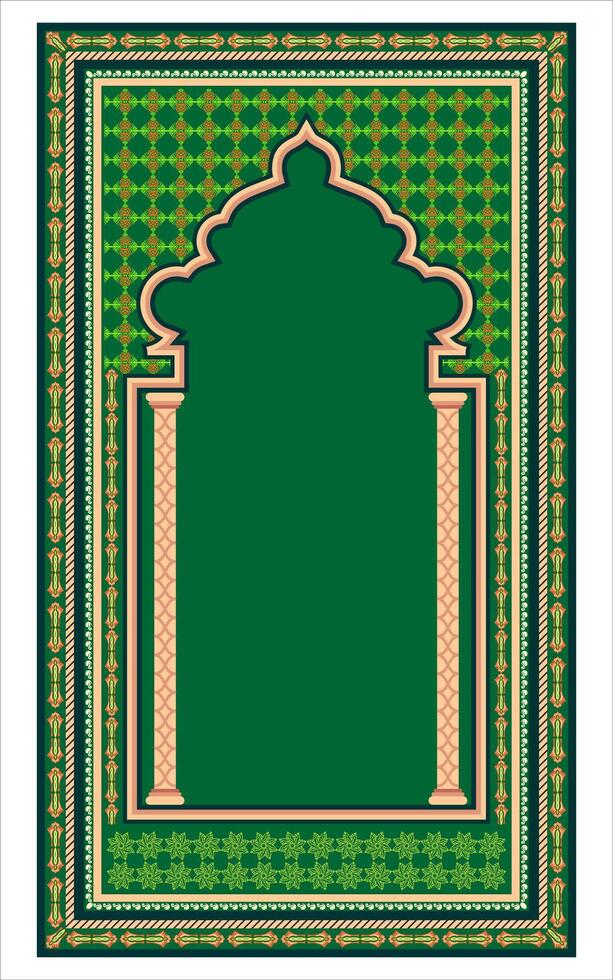various types of prayer mats vector