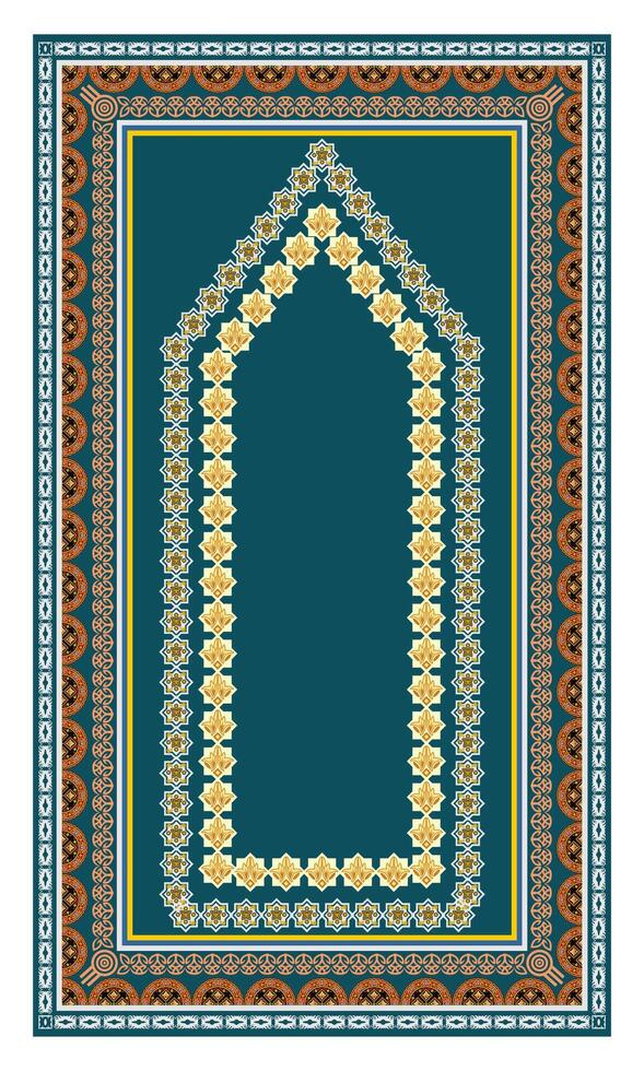 various types of prayer mats vector