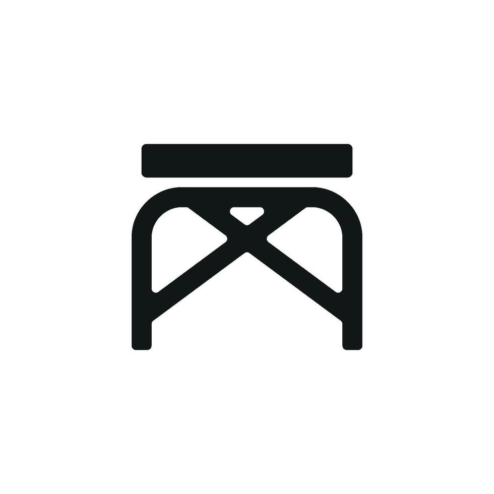 Coffee table icon design templates simple and modern vector