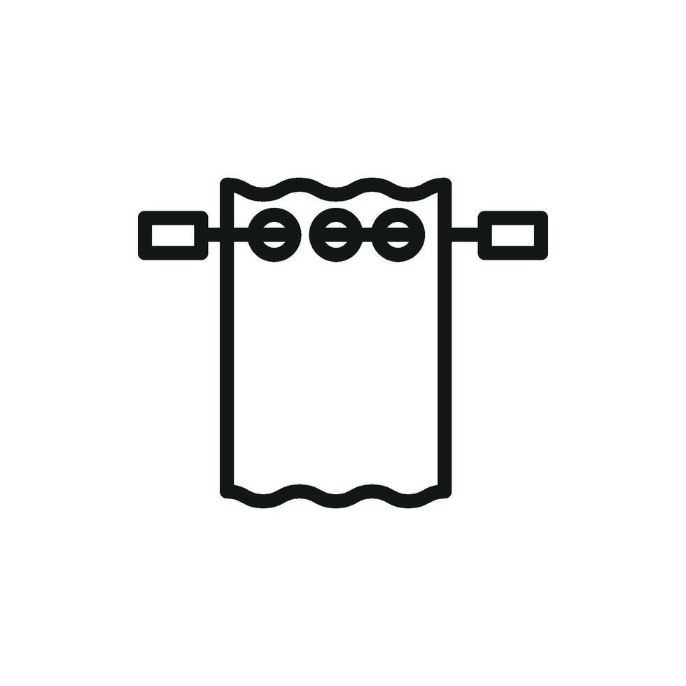 Curtains blinds icon design templates simple and modern vector