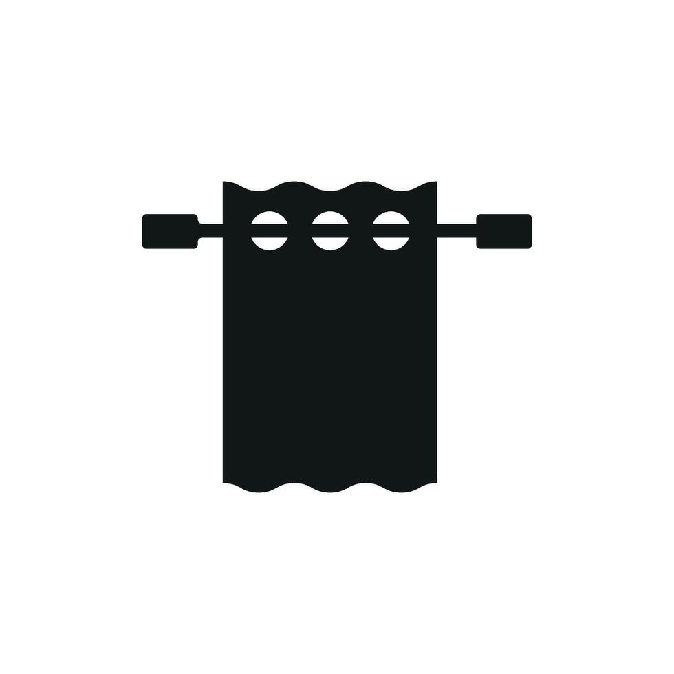 Curtains blinds icon design templates simple and modern vector