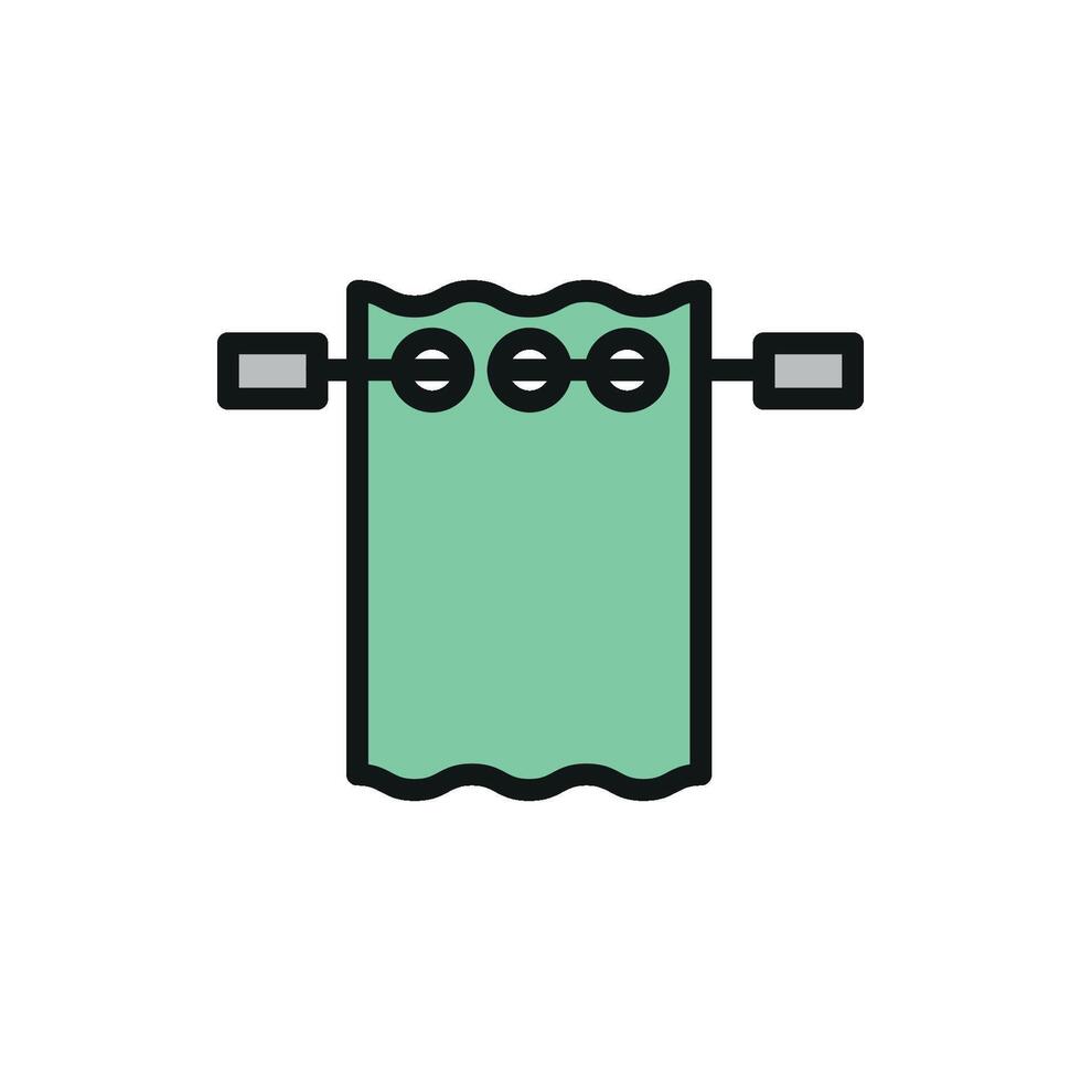 Curtains blinds icon design templates simple and modern vector