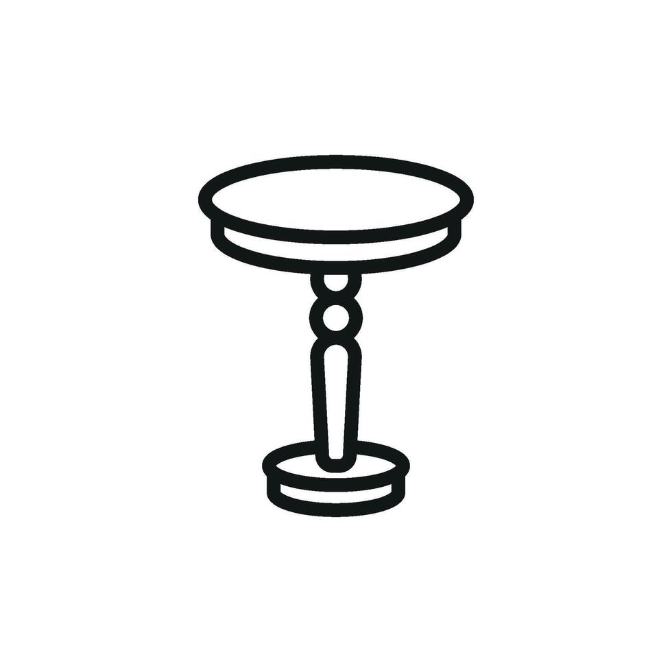 Coffee table icon design templates simple and modern vector