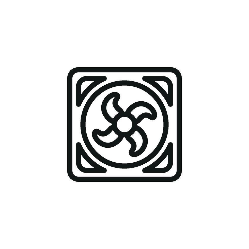 Fan icon design templates simple and modern vector