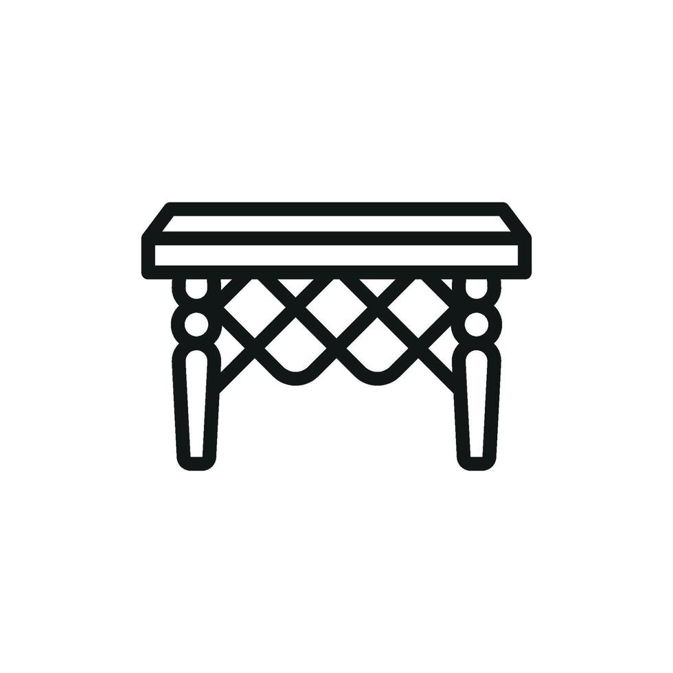 Coffee table icon design templates simple and modern vector
