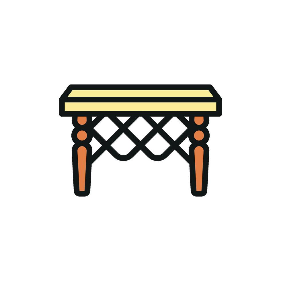 Coffee table icon design templates simple and modern vector