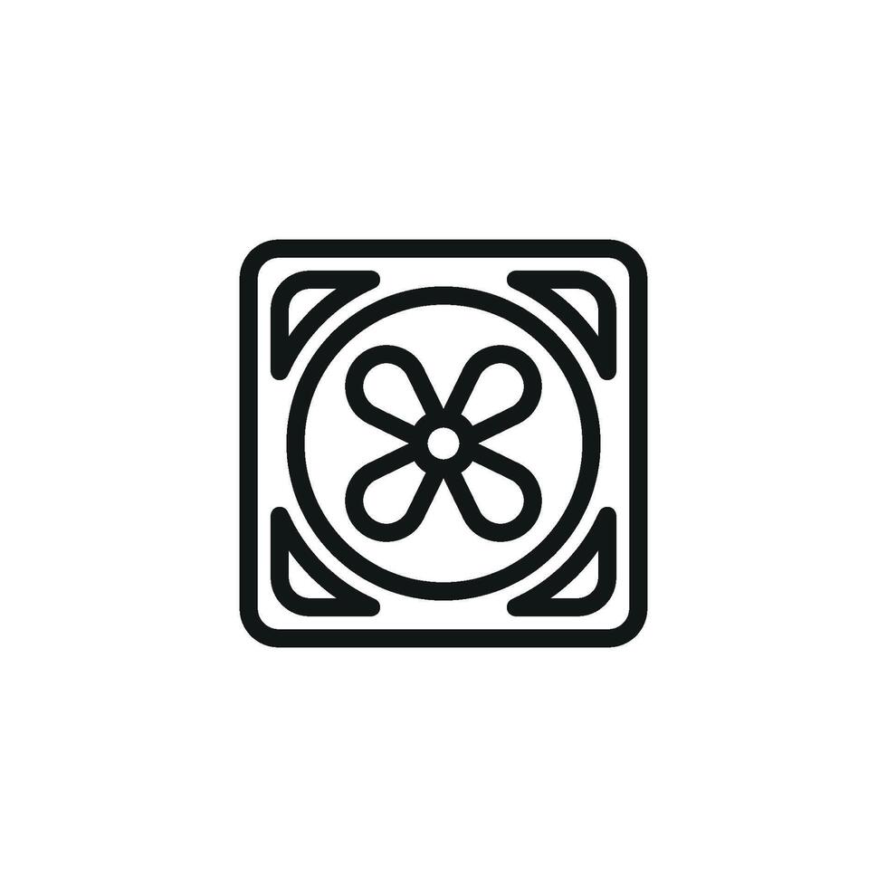 Fan icon design templates simple and modern vector