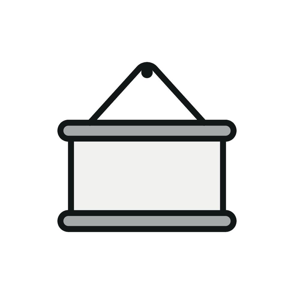 Blackboard Colored pencils icon design templates simple and modern concept vector