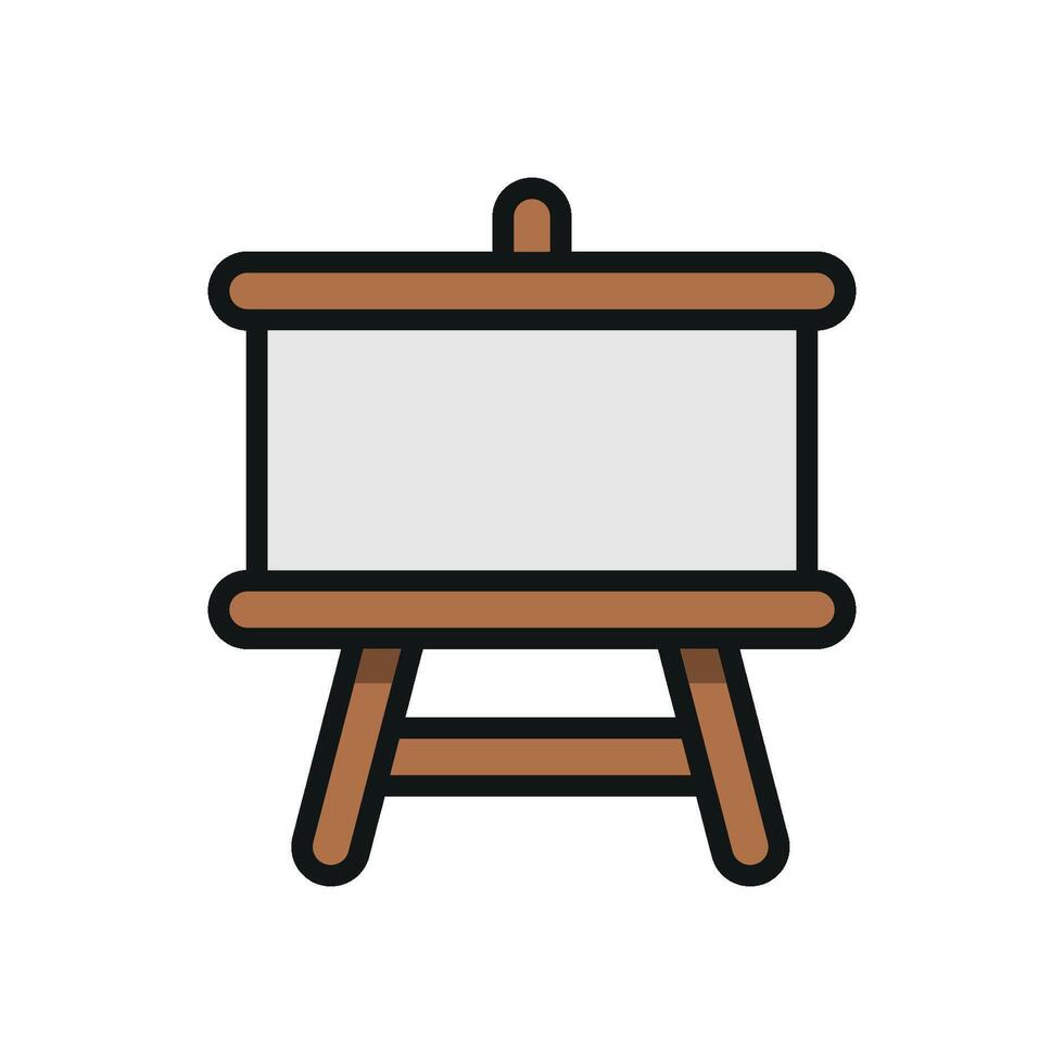 Blackboard Colored pencils icon design templates simple and modern concept vector