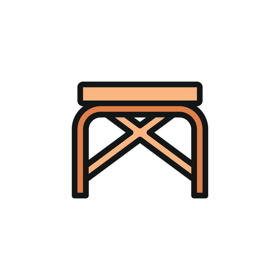 Coffee table icon design templates simple and modern vector