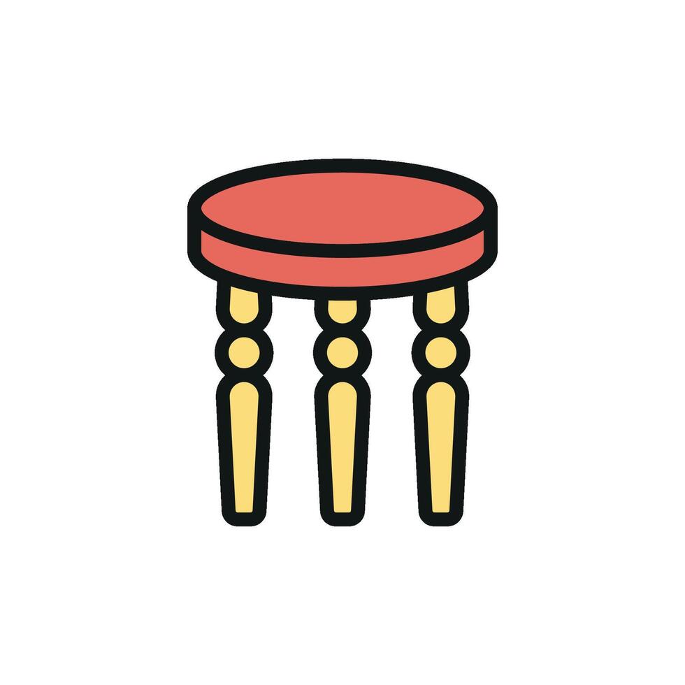 Coffee table icon design templates simple and modern vector