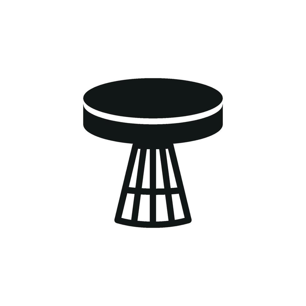 Coffee table icon design templates simple and modern vector