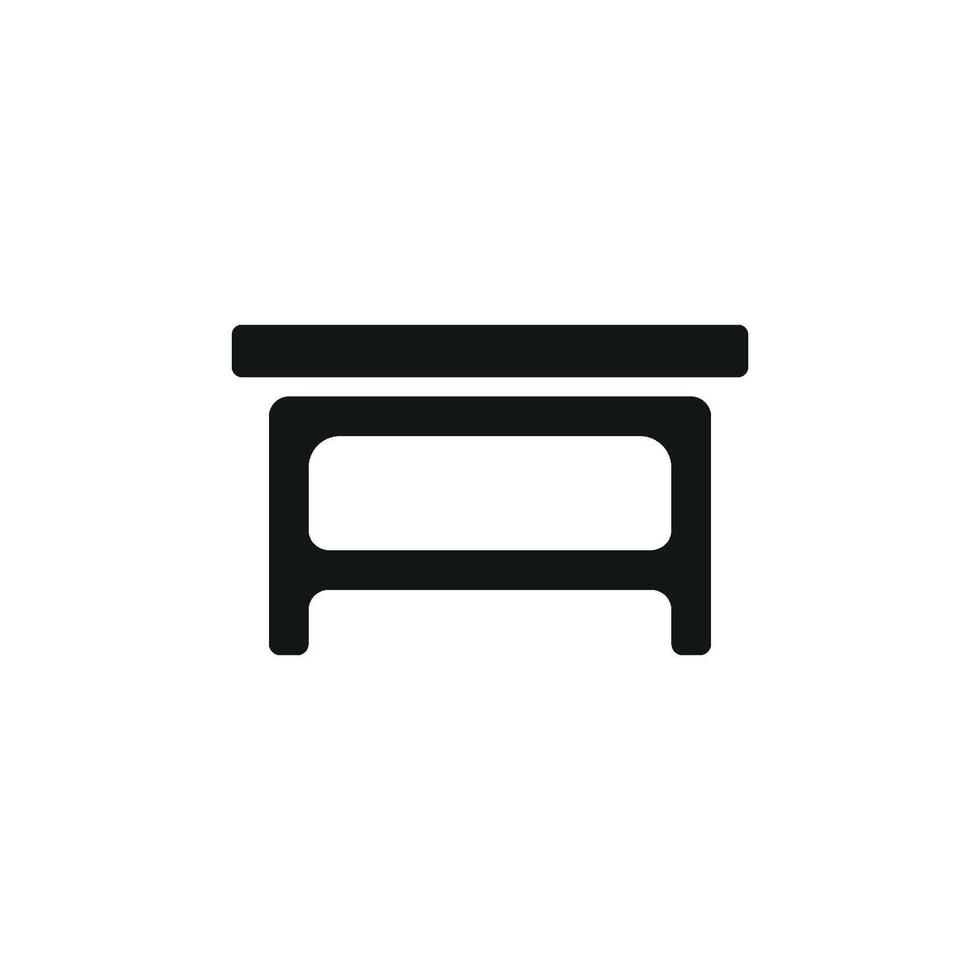 Coffee table icon design templates simple and modern vector