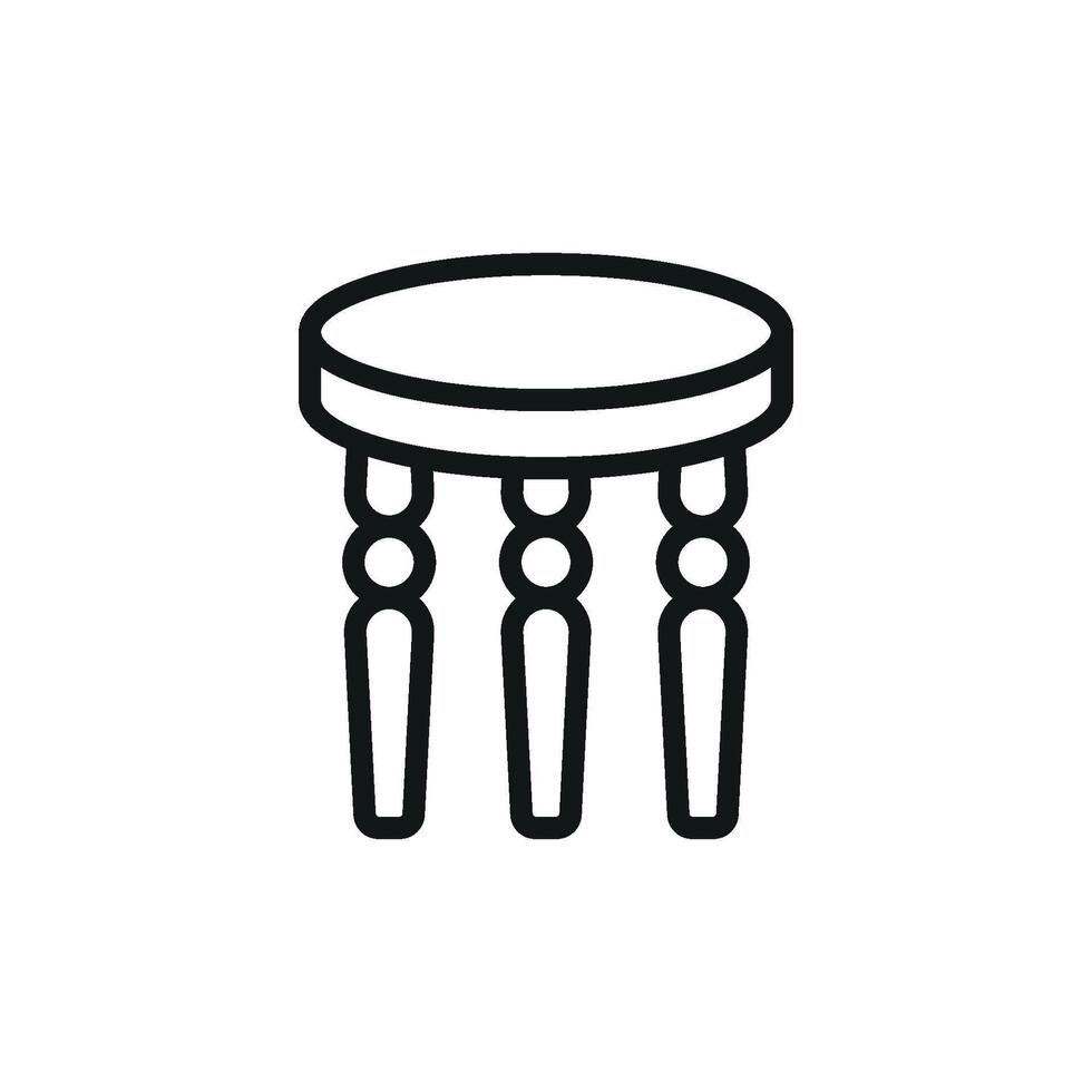 Coffee table icon design templates simple and modern vector