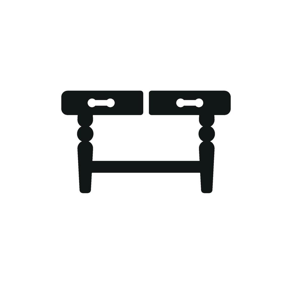 Coffee table icon design templates simple and modern vector