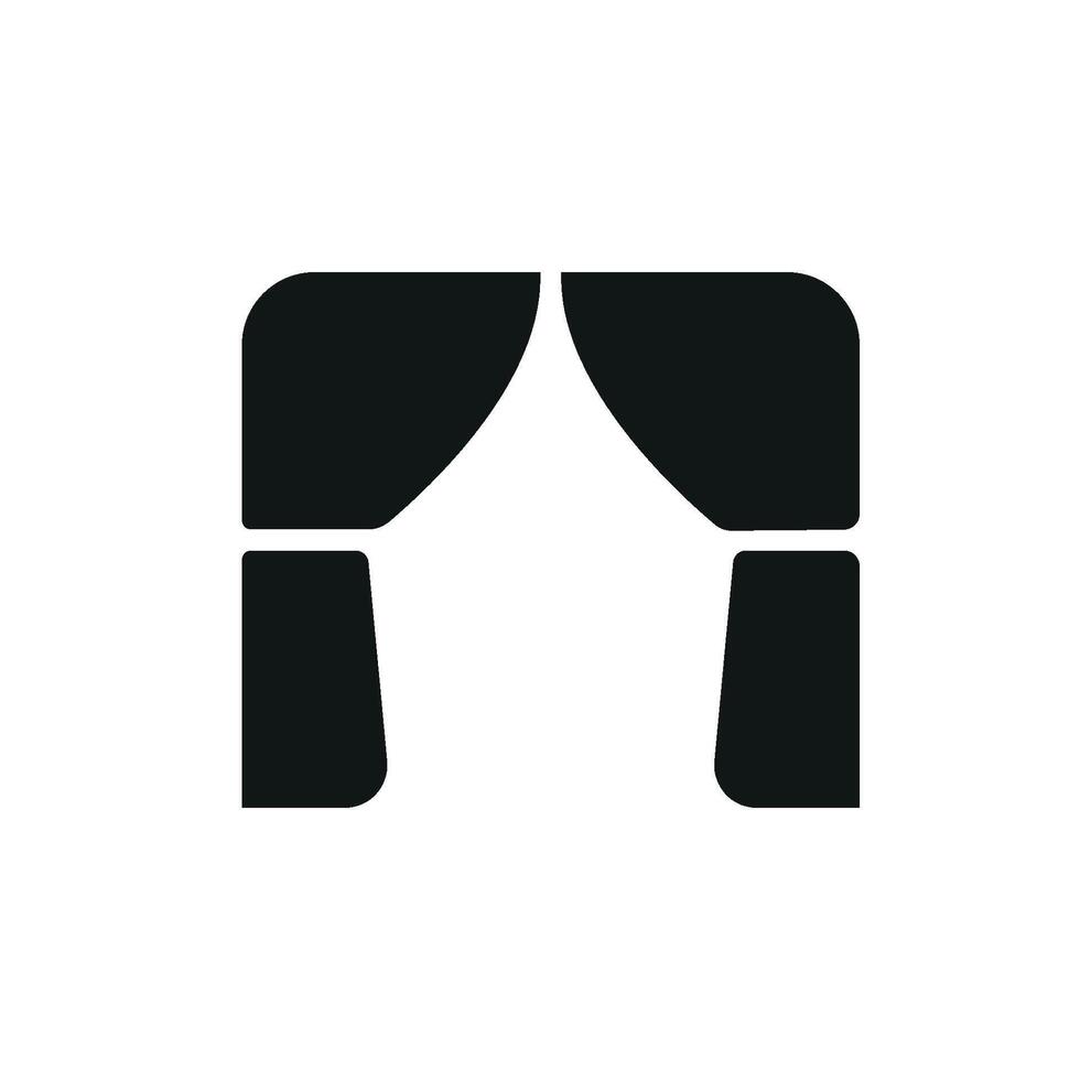 Curtains blinds icon design templates simple and modern vector