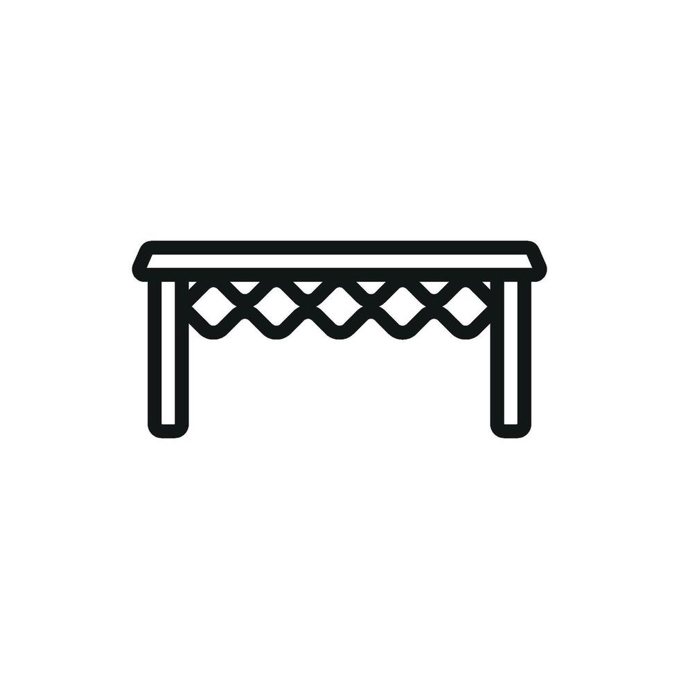 Coffee table icon design templates simple and modern vector
