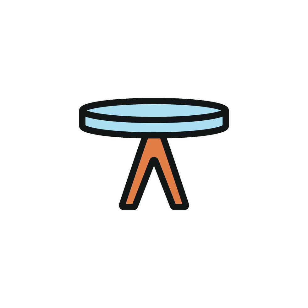 Coffee table icon design templates simple and modern vector