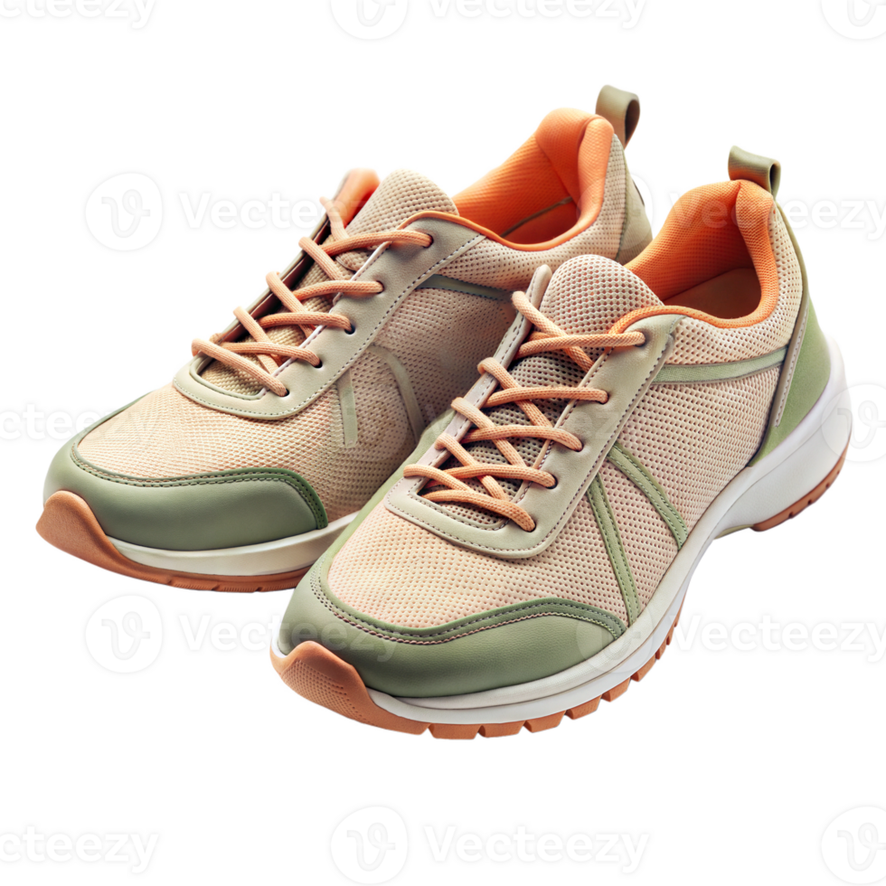 Pair of casual sneakers for walking png