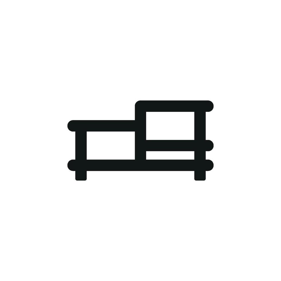 Coffee table icon design templates simple and modern vector