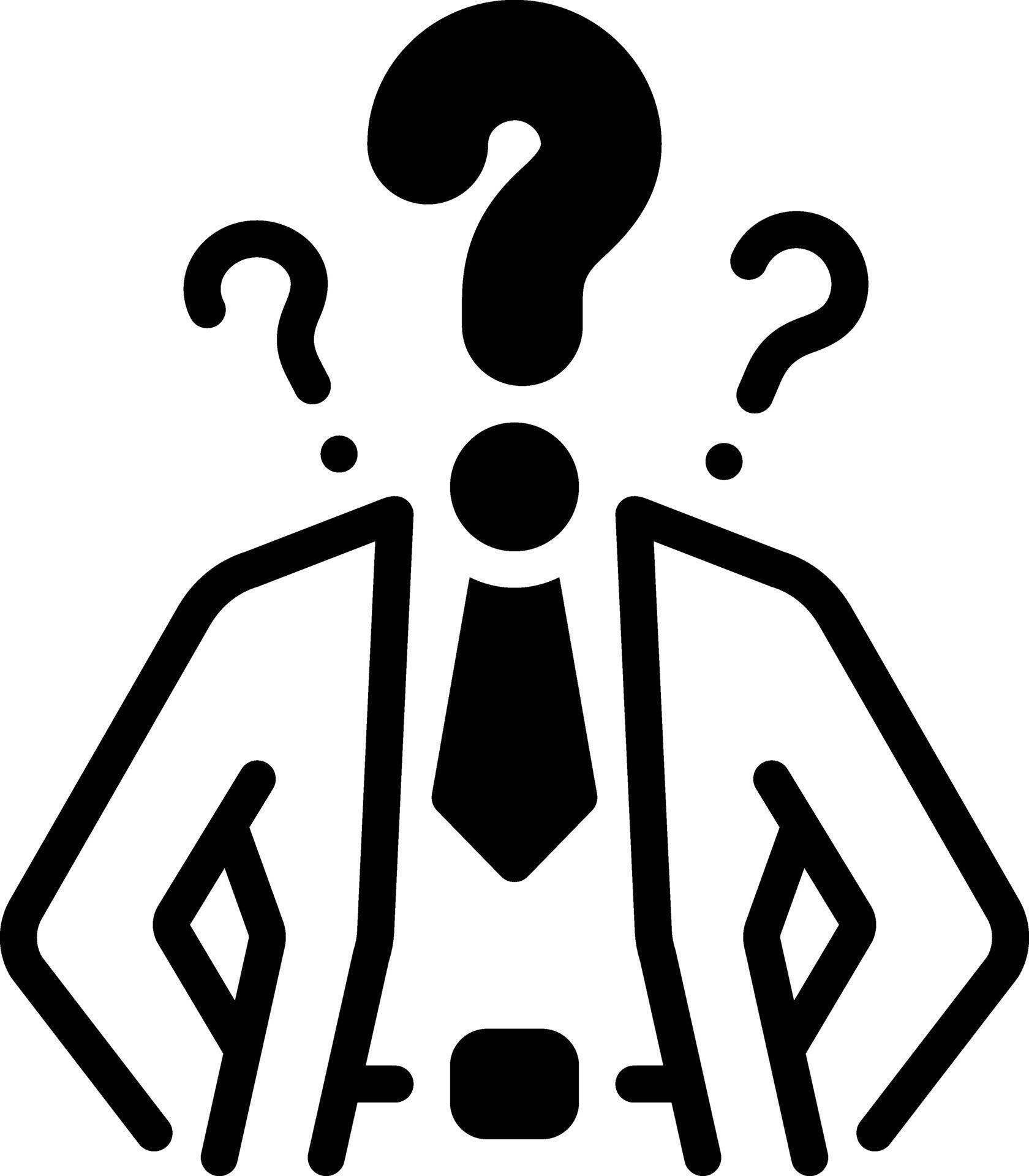 Solid black icon for unknown 48735676 Vector Art at Vecteezy
