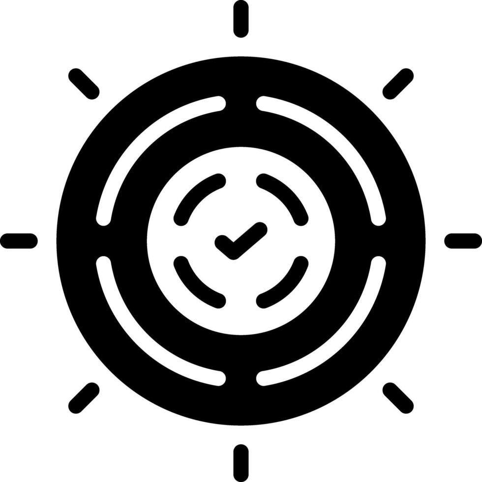 Solid black icon for accurate vector