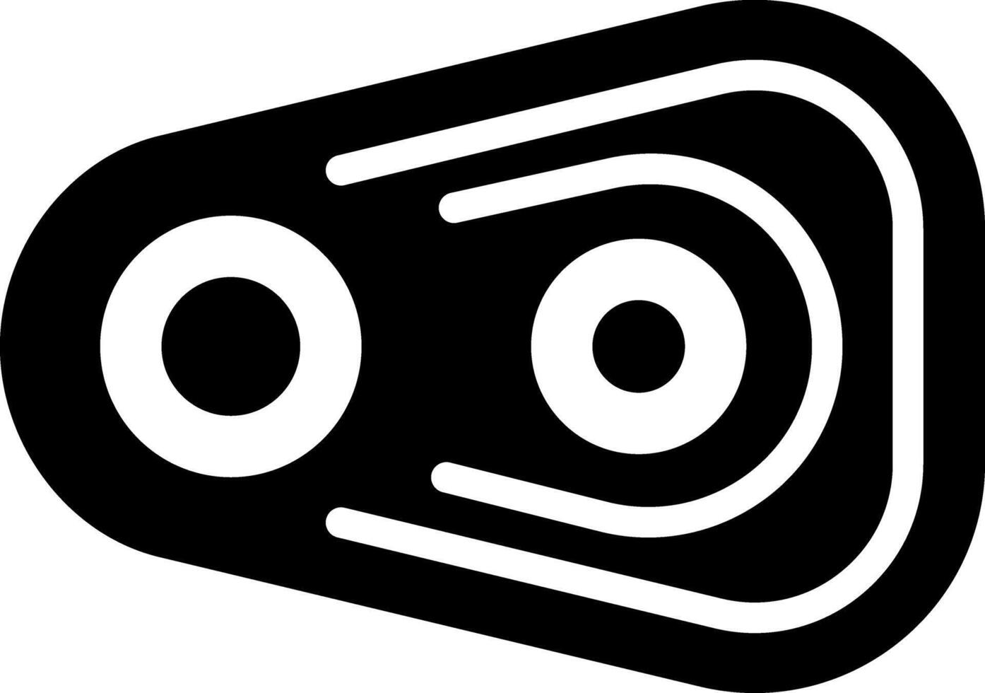 Solid black icon for light vector