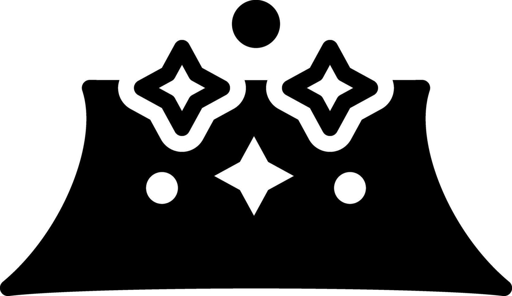 Solid black icon for cleanliness vector