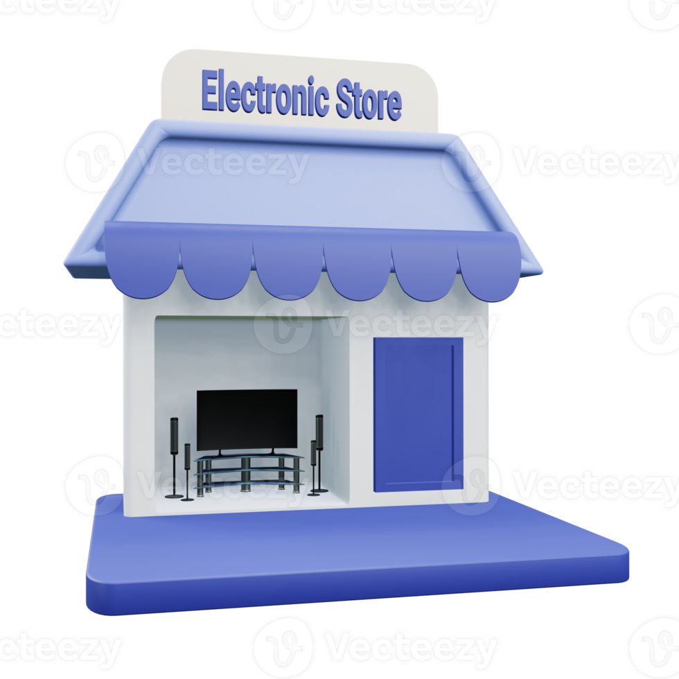 Electronic store icon png