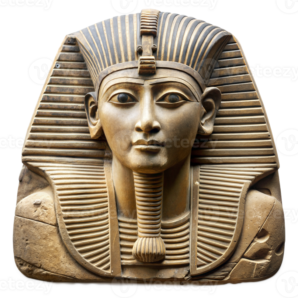 Bust of Egyptian Pharaoh png