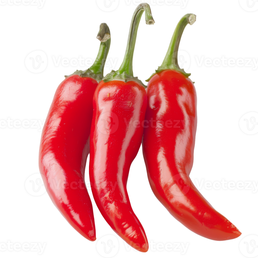 Red Pepper, fruit realistic Illustration. Realistic Transparent file. Mockup template for artwork graphic design png