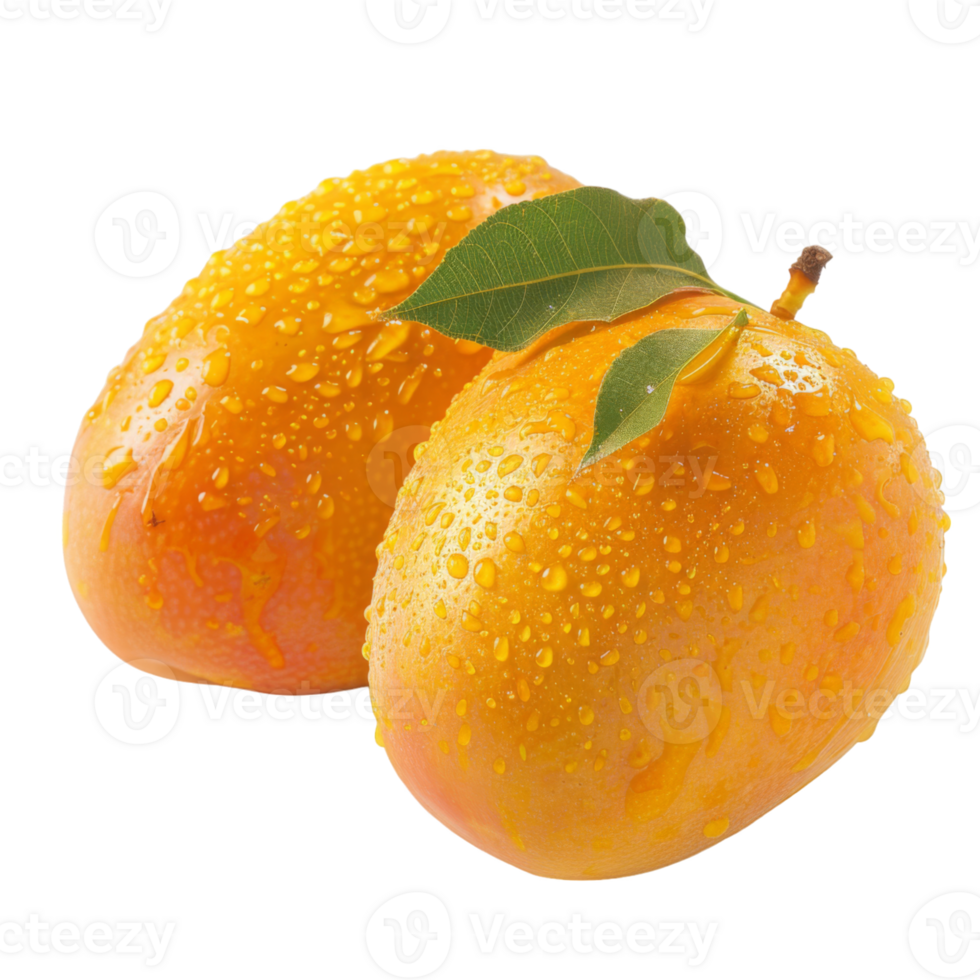 Mango, fruit realistic Illustration. Realistic Transparent file. Mockup template for artwork graphic design png