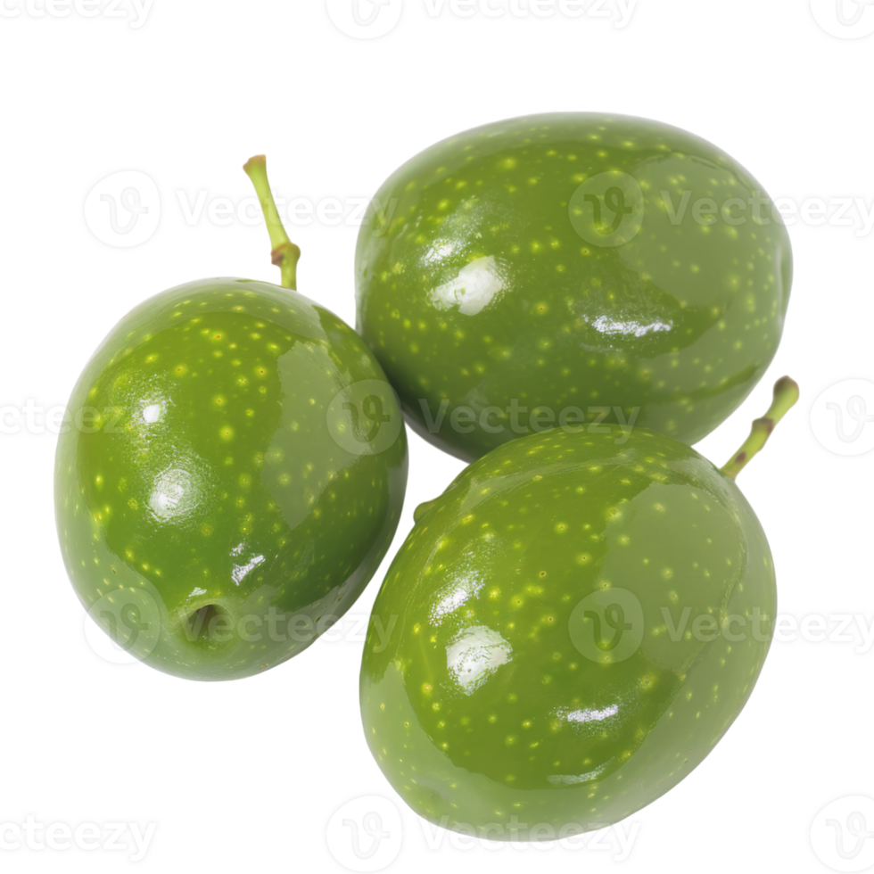 Olive, fruit realistic Illustration. Realistic Transparent file. Mockup template for artwork graphic design png