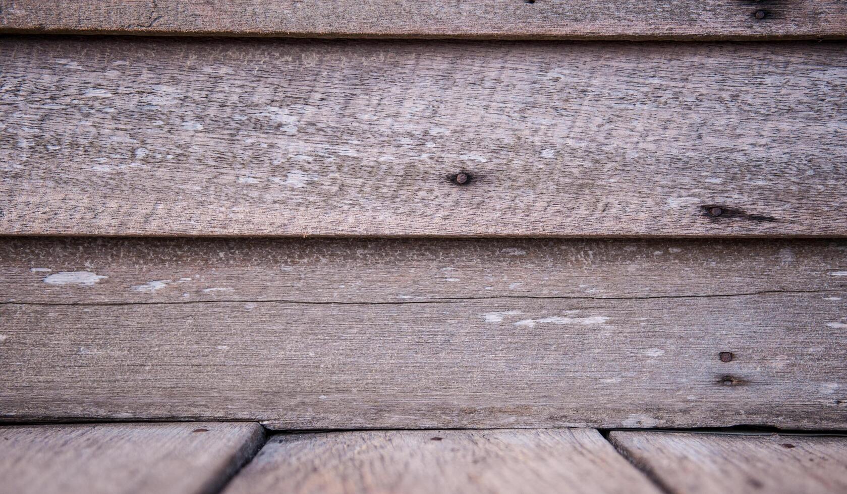 Old wooden house wall photo