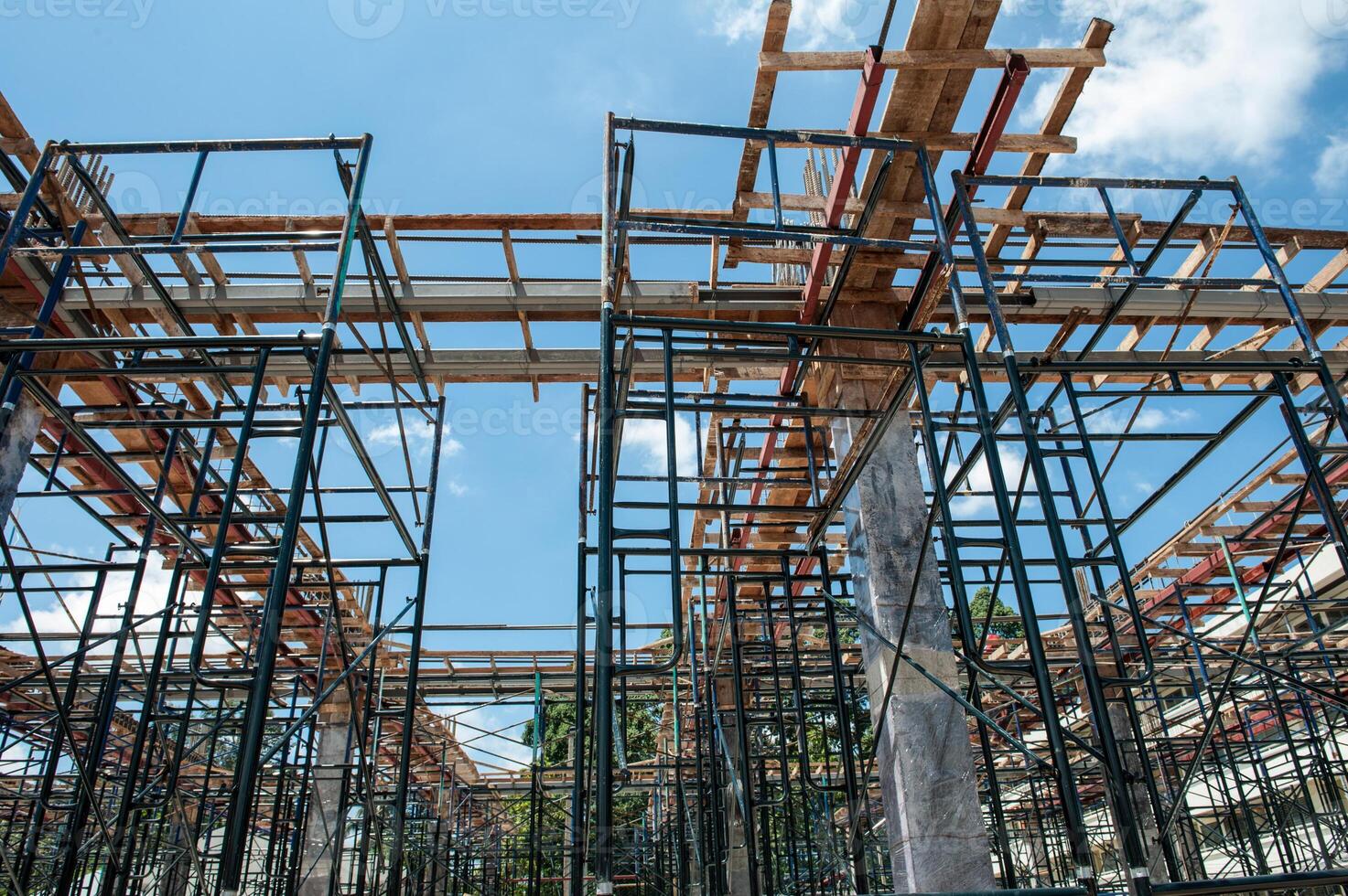 Rebar for foundations and structures construction photo