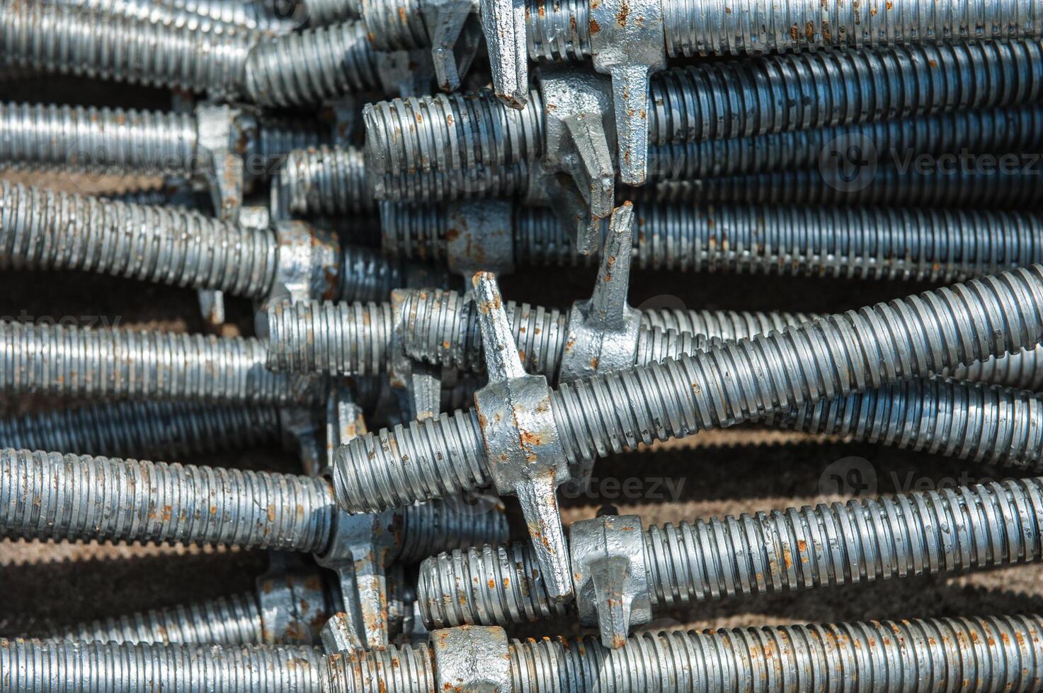 Rebar for foundations and structures construction photo